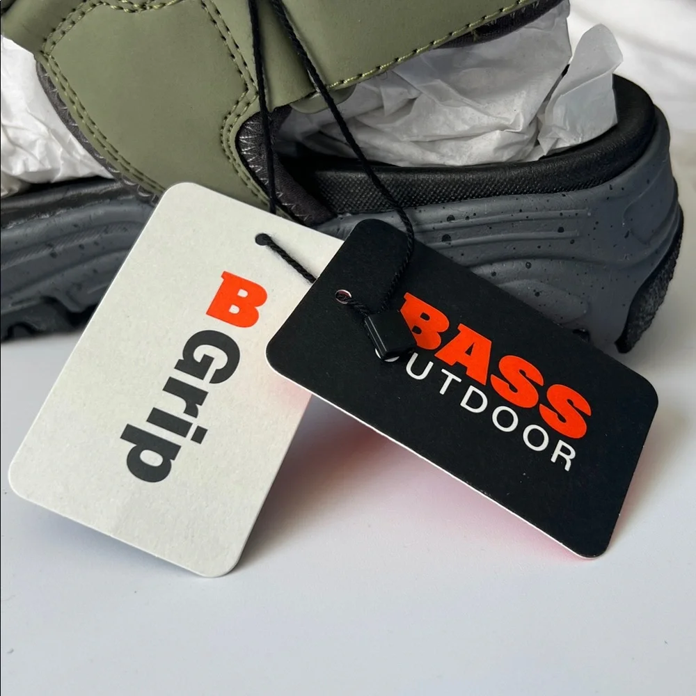 Bass Olive Green Men's Outdoor Sandals with Adjustable Straps - 9.5 - Picture 10 of 12